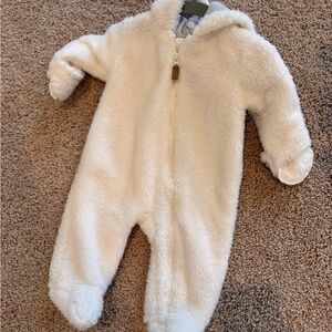 Carter's Soft White Kids Footie